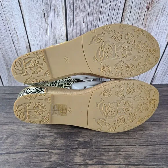 L'Artiste By Spring Step Radd Floral Cork Wedge Sandals Women's 10.5-11 EU 42 - Picture 9 of 10